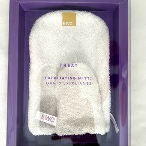 European Wax Center EWC Exfoliating Mitts 1 MITT + 1 MINI MITT